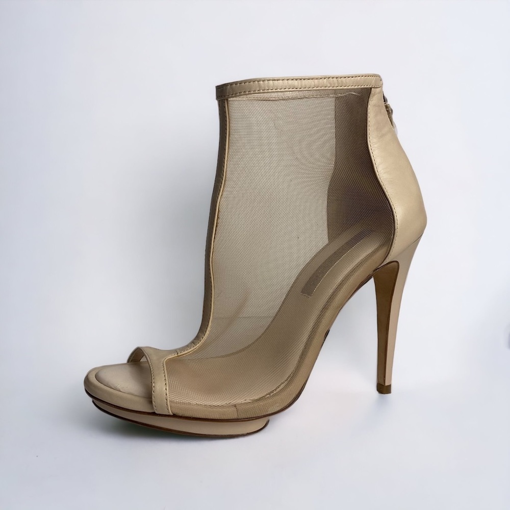 BCBG MAX AZRIA Sheer Ankle Booties